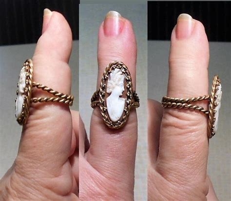 large cameo ring|large cameo rings for women.